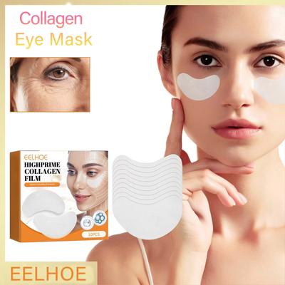 Collagen Water Soluble Eye Mask Remove Bags Dark Circles Anti Wrinkle Firming Patches Lifting Skin CarePatch 10pcs/Box