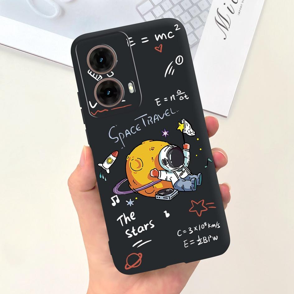 For Motorola Moto G85 5G Case 2024 Fashion Flower Marble Soft Silicone Camera Protection Phone Cover For Moto G85 XT2427-3 Coque