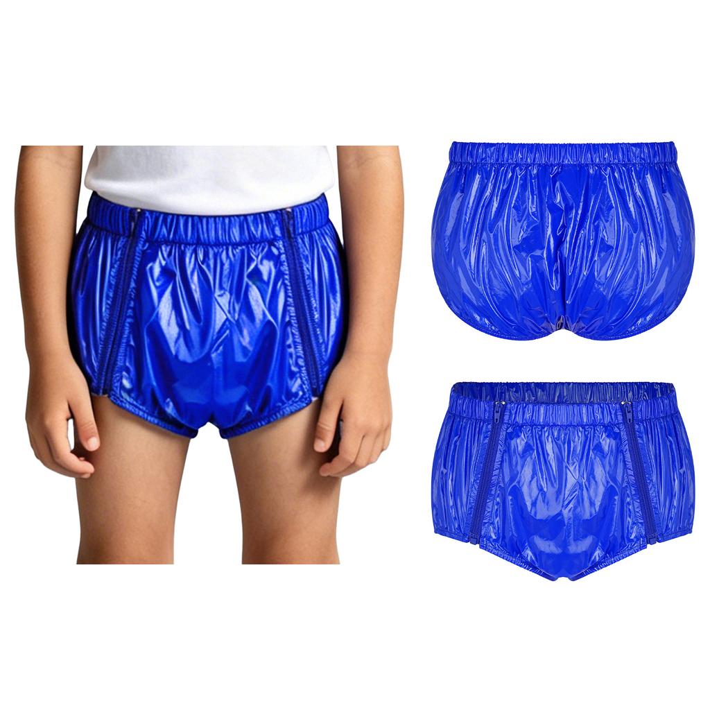 Unisex Kids Swim Diaper Cover Reusable Leakproof Water Resistant Elastic Waistband Zipper Briefs for Special Needs Pool Safety
