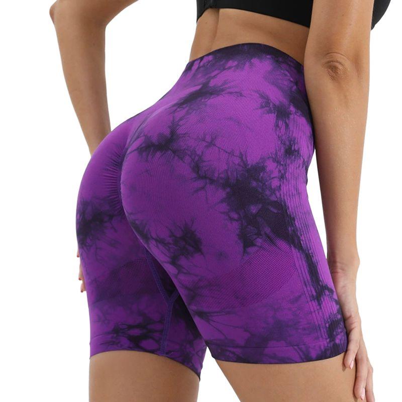 Dames High-Waisted Billenliften Atletische Hardloopshorts