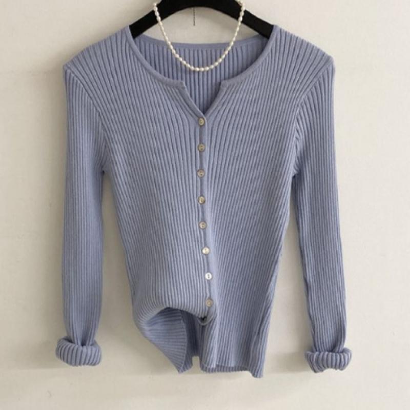 Honey J Women Twillson Ribbed Knit Cardigan 5 Colors