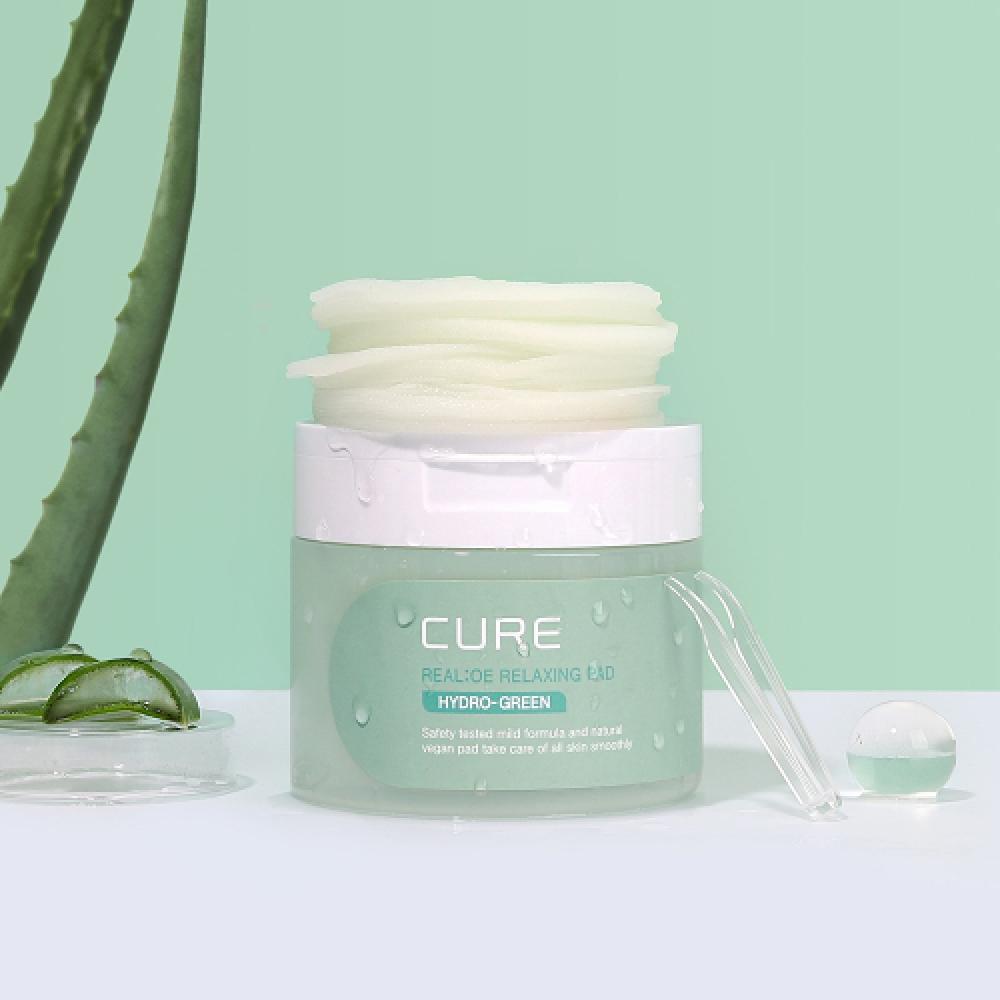 Kimjeongmoonaloe Cure Phytogreen Relaxing Toner Pad 60pcs NONE