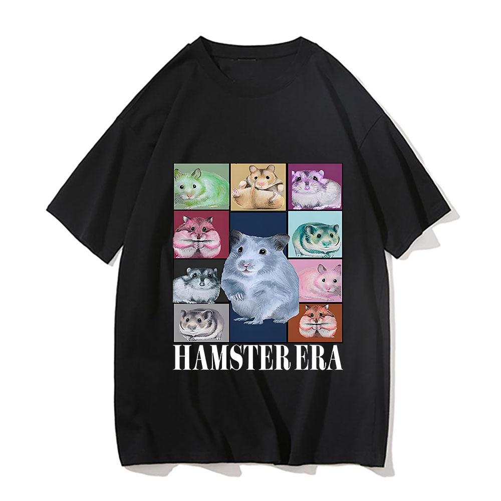 Vtipné tričko Eras Tour s křečkem Retro pánské/dámské tričko Harajuku oblečení Trička Unisex Vintage Kawaii bavlněné topy Grafická trička