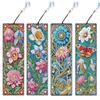 3Pcs Animal Themed DIY Diamond Painting Art Bookmarks Irregular Shaped Diamonds for Readers Home Office Book Decor & Gift Idea