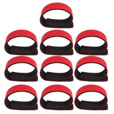 10gab Makšķeres siksnu saites Elastīgas siksnas Makšķerēšanas piederumu saites Kabeļu ēsmas liešana Spinning Muša Makšķere
