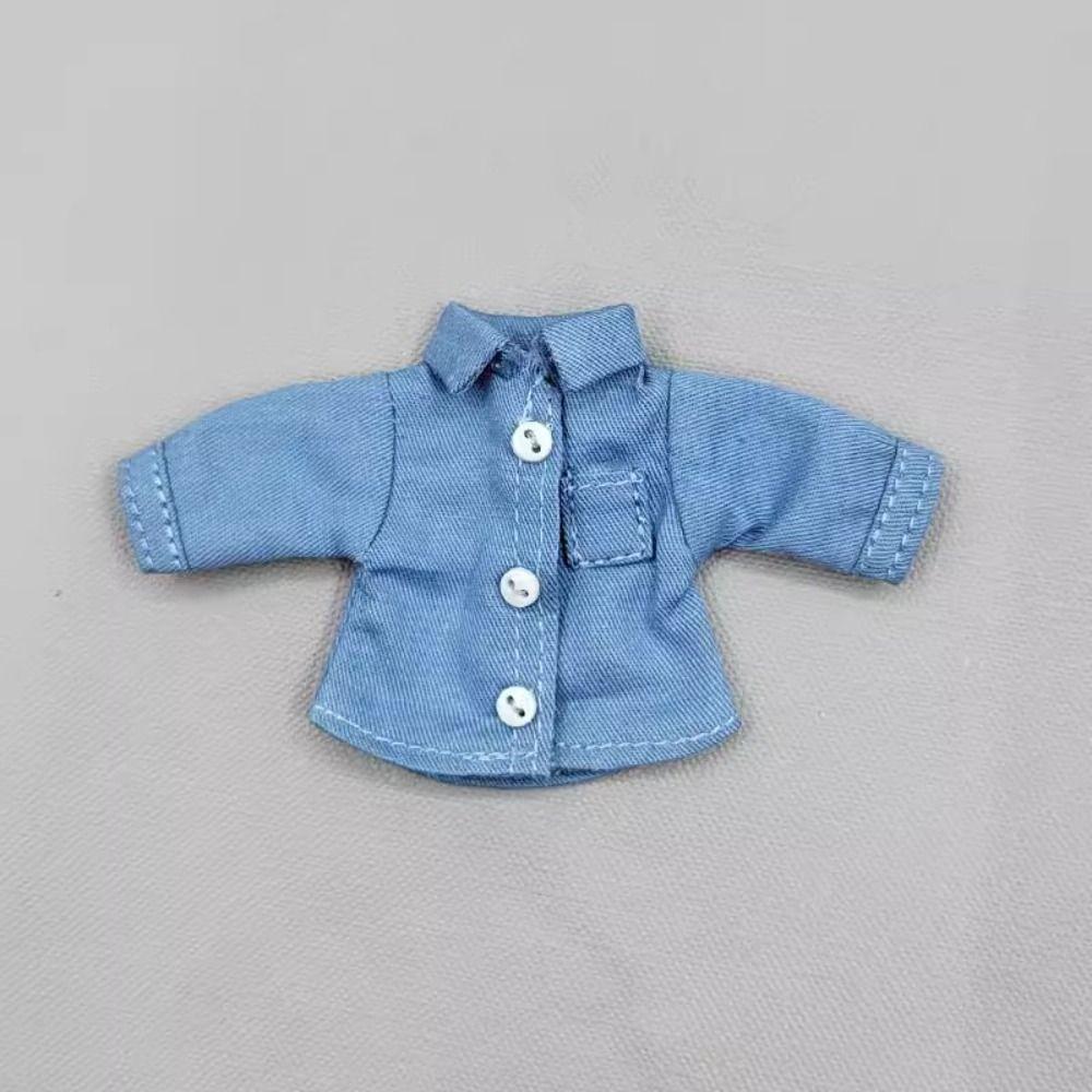 

Модная кукольная рубашка с длинным рукавом, повседневные рубашки, кукольная футболка, топы 1/11 ob11 куклы/1/12 Bjd куклы 8