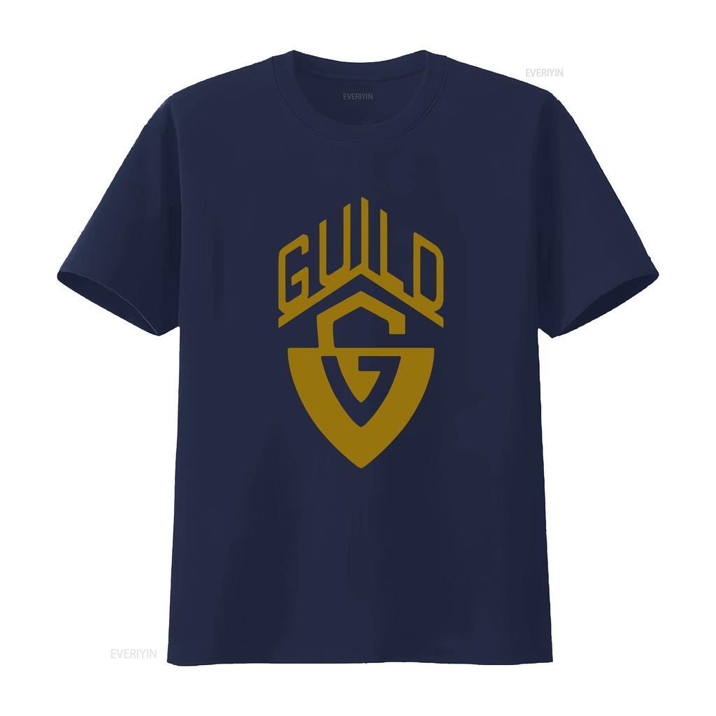 New Guild Guitars Logo American Funny T Shirt Usa Size S Xxl Vintage Washed Breathable Stretched Comfortable Designer Clothes
