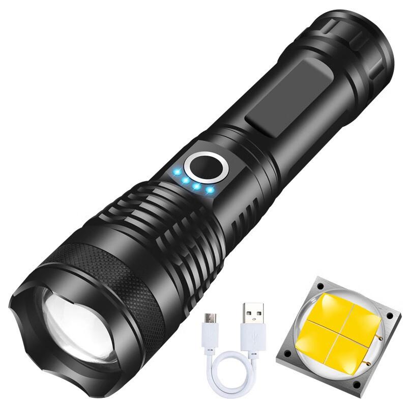 Liangtu P50 USB Rechargeable Zoom Flashlight