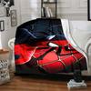 1pc Spiderman Iconic Web flannel Blanket for Super Soft Cute Comfort Blanket for Travel Bedding Couch Sofa Blanket Y82571