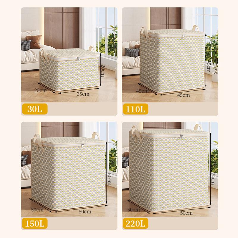 Large Capacity Non-woven Storage Bag Move Place Household Closet Wardrobe Organizer Multifunctional Bedding Clothing Storage Box