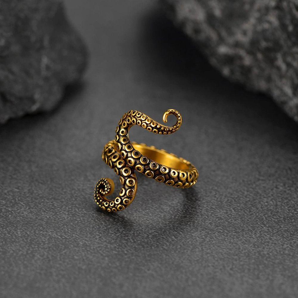 Finger Wear Thimble Ring Octopus Opening Ring Sewing Accessories Knitting Loop Crochet Ring