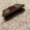 Used GUCCI Old Gucci Butterfly-shaped Clasp Coin Case Sherry Line