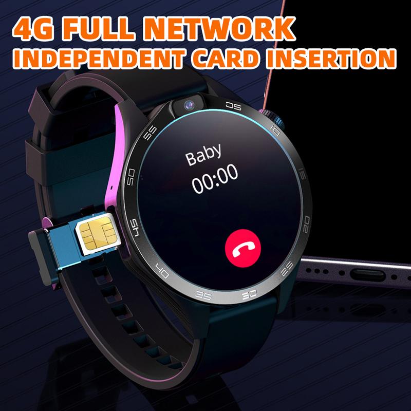 SIM Kart Akıllı Saatler Tam Netcom 5G Akıllı Saat Android Kart Nfc Yetişkin Kalp Atış Hızı Cep Telefonu Video Telefon Saati