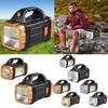High Power LED Flashlight USB Rechargeable Solar Powered Powerful Spotlight Power Bank Camping Torch for Tactical Camping Hiking