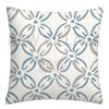 Federa cuscino geometrica lino blu lago bianco fodera cuscino divano decorazione casa può essere personalizzata per te 40x40 45x45 50x50 60x60