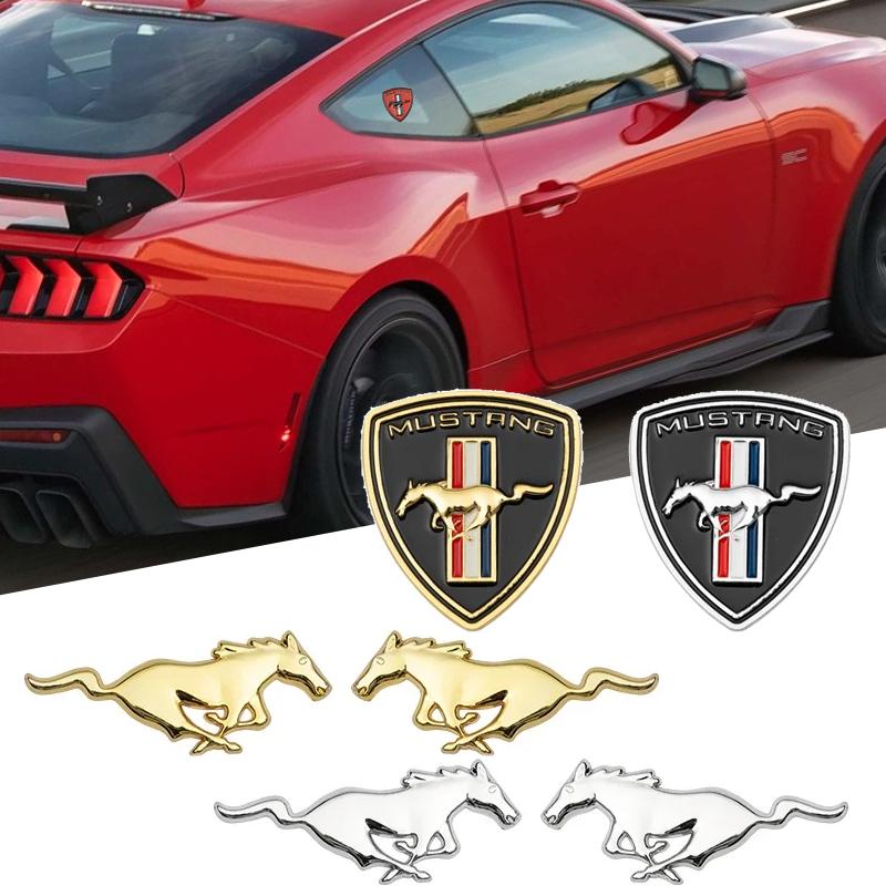 Car Decals Exterior for 1JHW Mustang Logo Explorer Kuga Fusion Mondeo Focus MK7 Ranger Ecosport Side Turnk Emblem Badge Sticker KHE1