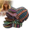 Bohemian Stil Baseballkappe Zufällige Bunte Gemusterte Stoff Baseballkappen Verstellbare Patchwork Sonnenhüte