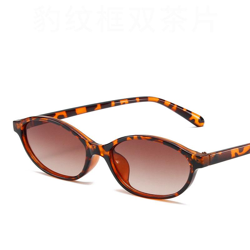Neue Vintage Oval Sonnenbrille Frauen Männer Luxus Marke Y2K Kleine Rechteck Sonnenbrille Weibliche Kleine Ellipse Brillen