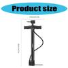 High Pressures Mini Cycle Air Pumps with Balls Needle Bicycles Floor Pumps Bike Tire Pumps with Double Head Valves
