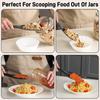 3Pcs Silicone Cooking Spatula  Spoon For Nonstick Cookware Multifunction Spoonula For Baking Cooking- One-Piece Formed