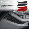Real Soft Carbon Fiber Car Center Control Gear Side Sticker For Subaru WRX VB/WRX STI 2022 2023 2024 2025 2026 Interior Trim