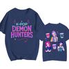 9 Colors K-Pop Demon Hunters Trending T-Shirts Demonic Emblem Tee Shirt for Men Y2K Funny Plus Size Short Sleeve Clothes