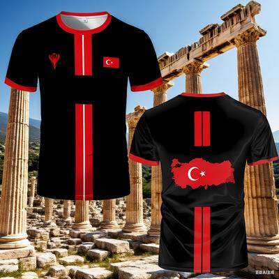 Lebanon Football Jersey T Shirts Adult & Kids 3D Printed Sports Soccer Uniforms Men's Lebanese Flag Clothing Women's T-shirt