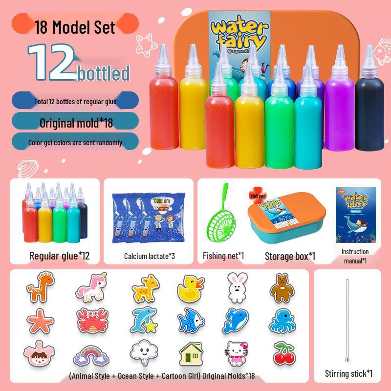 Magic Water Elf DIY Non-Toxic Educational Toy for Kids Ages 3-6