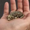 Metal Animal Statues Figurines Retro Dog Statue Figurines Sculptures Tabletop Centerpieces Home Decors Collectibles