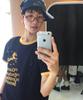 Eontaiteulseoul Unicorn Typo Ringer Crop Short Sleeve Navy