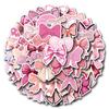 55 New Coquette Bows Graffiti Stickers Suitcase Mobile Phone Kawaii Stickers