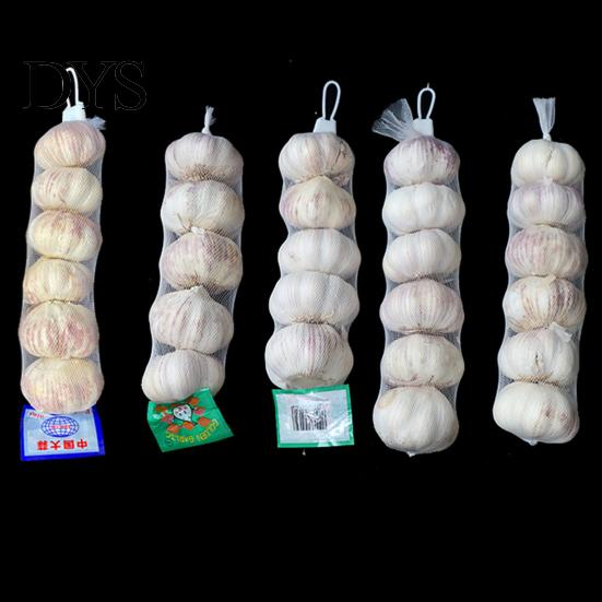 Hanging Bag 100Pcs Mesh Bags Convenient Reusable PE Breathable Garlic Storage Ginger Packing Net Sacks Plastic Buckles for Market