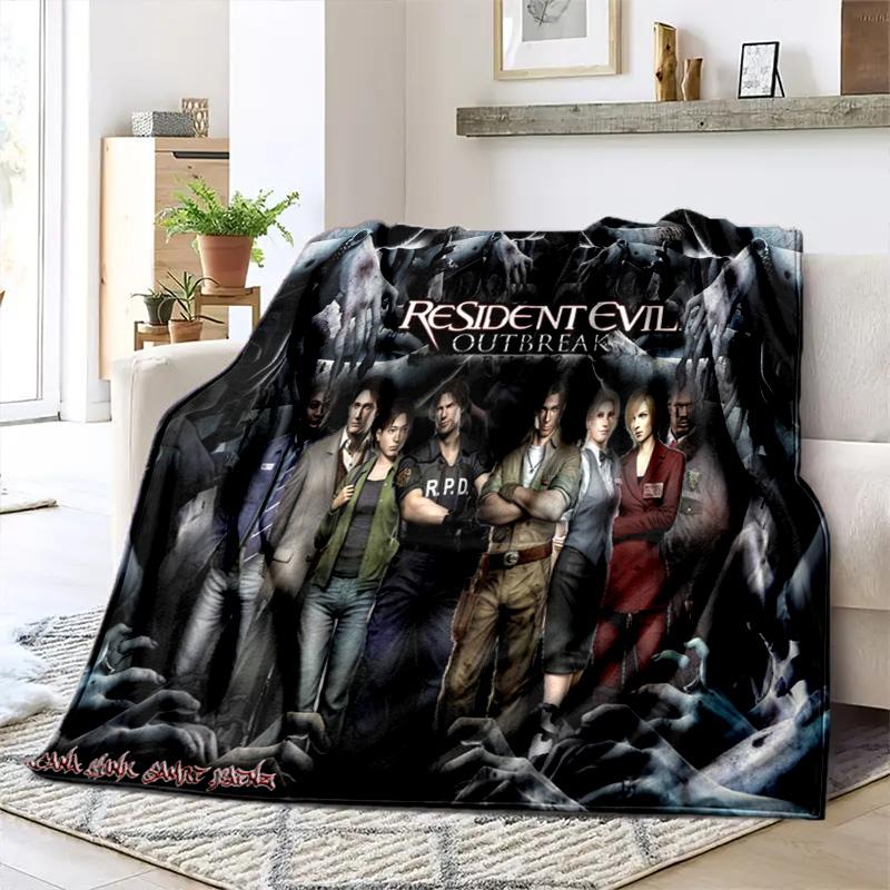 The sci-fi game Resident Evil features the Umbrella Corporation blanket a soft home furnishing nap decoration a warm Sherpa blanket for all seasons U6