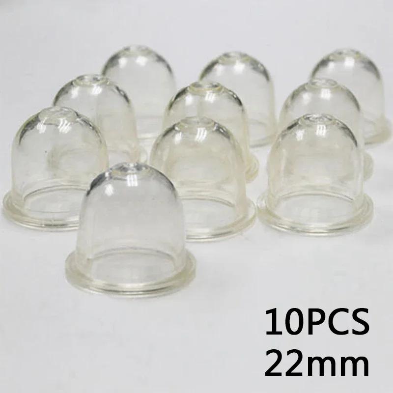 10 peças 19/22mm Bomba de Combustível Carburador Bulbo Primer Para Motosserras Sopradores Roçadeiras Cortadores de Grama Bomba de Combustível Transparente