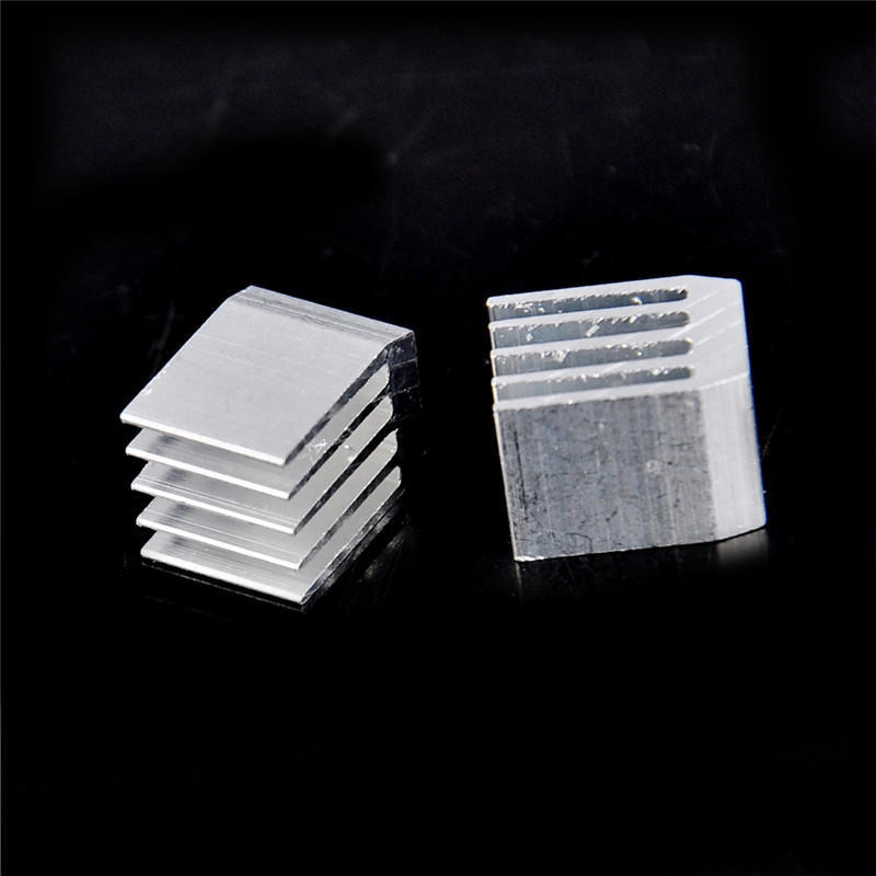 10Pcs Aluminum Cooling 9X9X12Mm Heat Sink Ram Radiator Heatsink Cooler