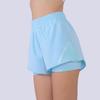 Women's Mesh Quick-Dry Two-Piece Shorts: Breathable, Loose-Fit for Summer Fitness, Running, Cycling, and Anti-Exposure