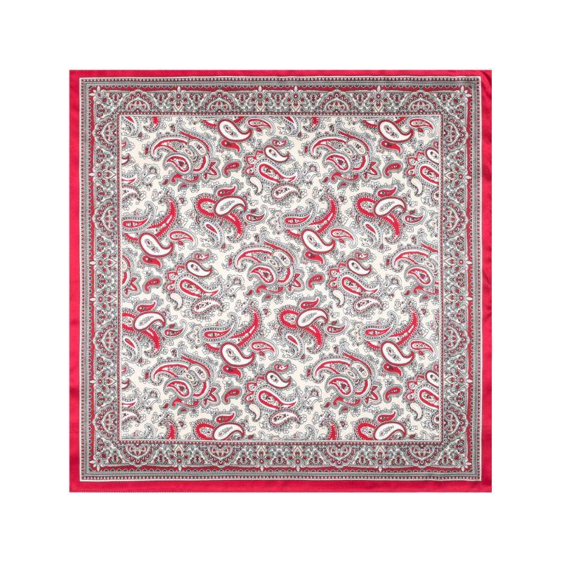 Мужской шелковый шарф TXRMDX с винтажным узором One Size