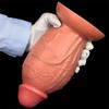 23*10CM Plug anal supradimensionat Penis Silicon lichid Simulare dublă duritate Penis supradimensionat Jucărie sexuală pentru adulți