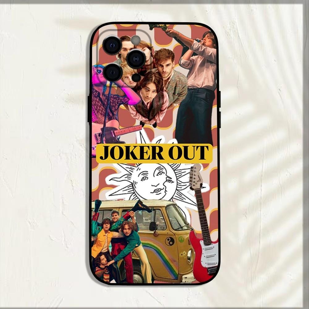 J-Joker Out Band Phone Case For iPhone 15,14,13,12,11,Pro,X,XS,Max,XR,Plus,Mini Soft Black Cover