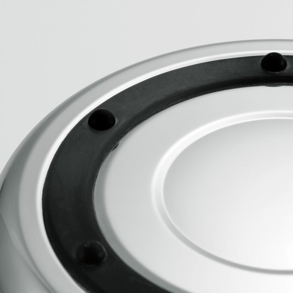 Hirosho Compact Washtub with Rubber Feet D-Shaped CAD-10