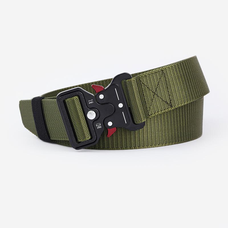 New Cobra Tactical Belt Men's and Women's Canvas Nylon Belt Special Forces Outdoor Multi-functional Military Training Camouflage Pants