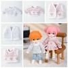 Plaid Pattern OB11 Doll Sweater Jacket Vest Ob11 Baby Clothes 1/12bjd Dolls Accessories