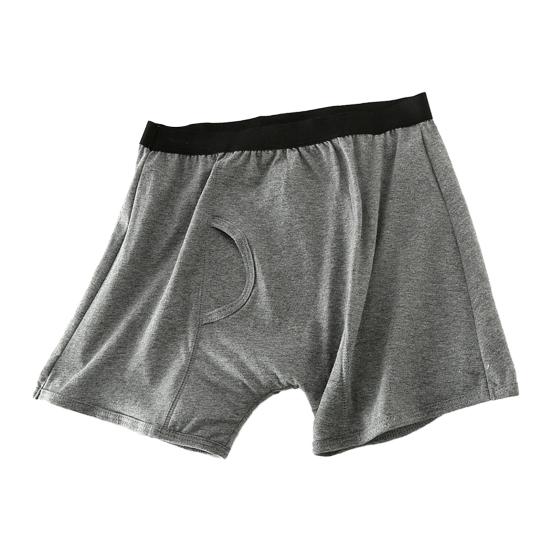 

Мужское нижнее белье против протекания, трусы-боксеры для пожилых лежачих пациентов, непромокаемые прокладки, боксеры для ежедневной носки XL темно-серого