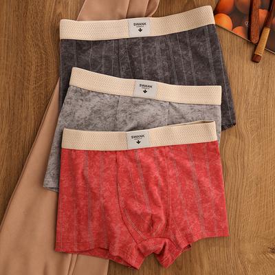 Baumwoll Boxer Herren Unterwäsche Atmungsaktiv Herren Boxershorts BoxerShorts Mann Slips Größe L-4XL