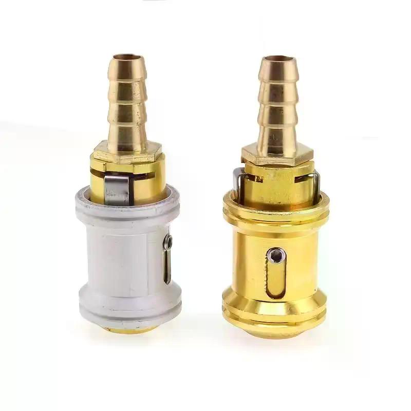 6.5/8mm Car Tire Valve Clip Pump Nozzle Clamp Solid Brass Air Chuck Inflator Pump Adapter Quick Connect The Inflation Connector