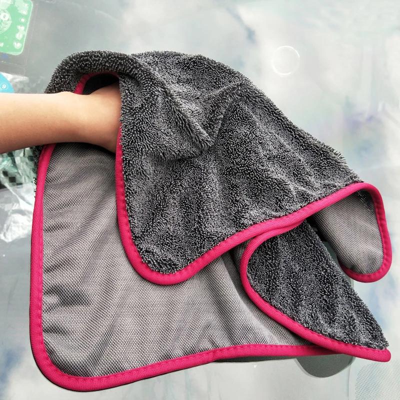 

650GSM Ultra-Thick Microfiber Car Wash Towel | Twisted Loop Design Super Absorbent Auto Detailing Cloth