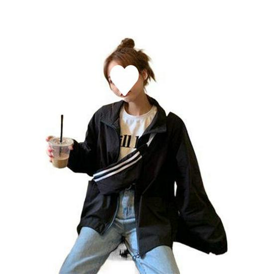 2021 Women's Korean Style Retro Long Sleeve Sun Protection Jacket