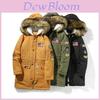 Premium Quality Men's Winter Fur Hooded Long Flight Jacket Fleece Coat For Ultimate Warmth