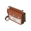 Burberry Tait Series Printed Adjustable Shoulder Strap Leather Messenger Bag Crossbody Mini Unisex bags Natural Malt-Brown 80146111