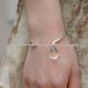Transparent Water Drop Bracelet - Elegant, Fresh, and Versatile.